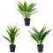 3-Pack Small Artificial Potted Plants Realistic Fake Greenery for Home, Office, Farmhouse & Bathroom Decor, Mini Faux Plants in Durable Plastic Pots